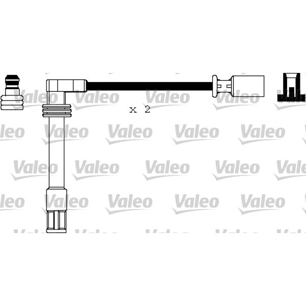 Слика на Кабли за свеќици - комплет сет кабли VALEO 346126