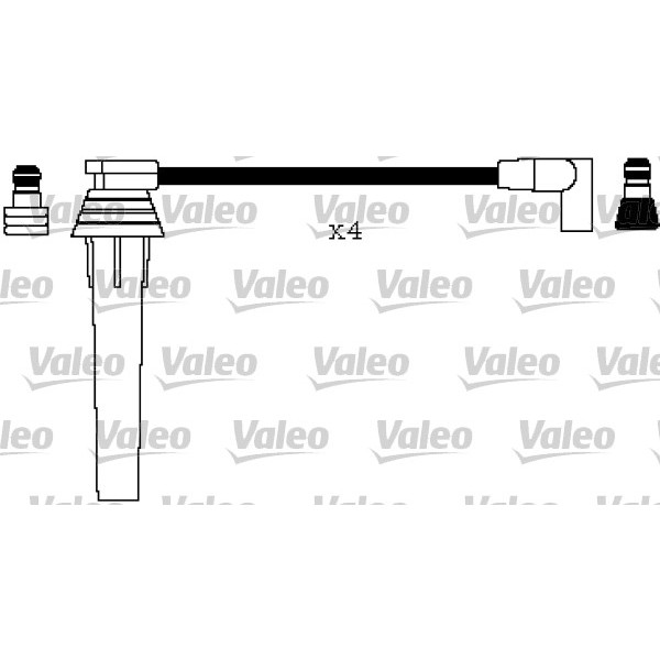 Слика на кабли за свеќици - комплет сет кабли VALEO 346185 за Mini (R50,R53) Hatchback Cooper S - 170 коњи бензин