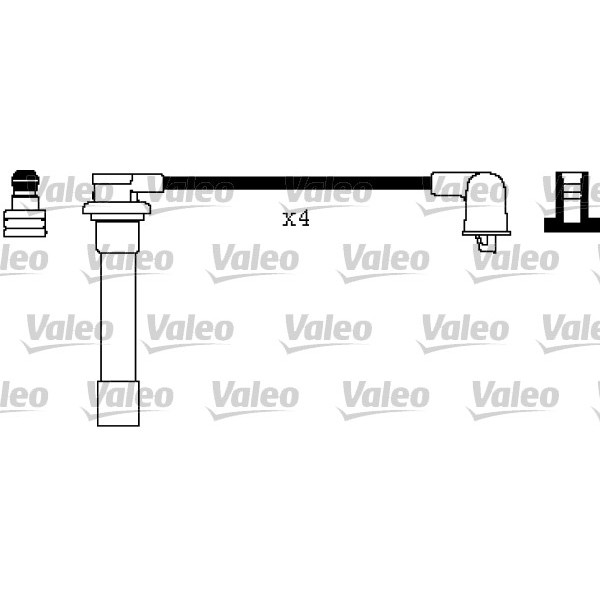 Слика на кабли за свеќици - комплет сет кабли VALEO 346311 за Honda Accord 7 Saloon (CG,CK) 1.8 i - 136 коњи бензин