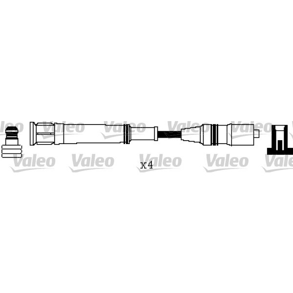 Слика на кабли за свеќици - комплет сет кабли VALEO 346314 за BMW 3 Coupe E36 316 i - 102 коњи бензин