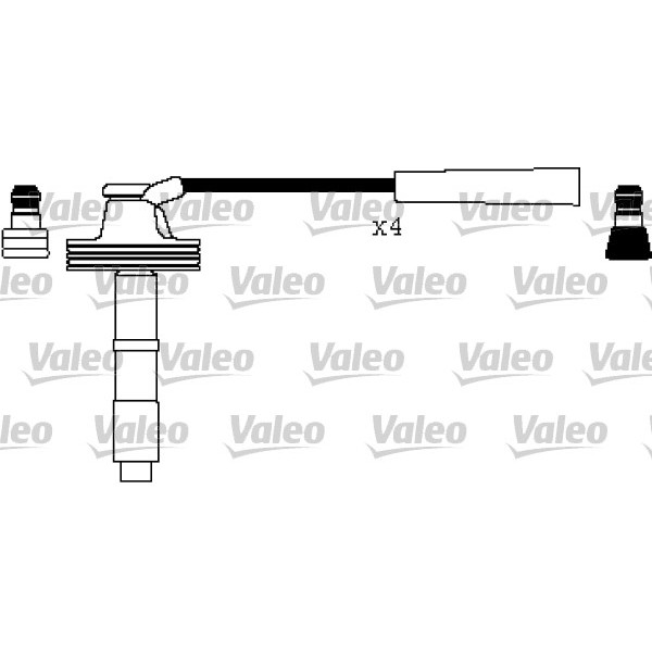 Слика на кабли за свеќици - комплет сет кабли VALEO 346326 за Volvo S40 Sedan (VS) 1.8 i - 122 коњи бензин
