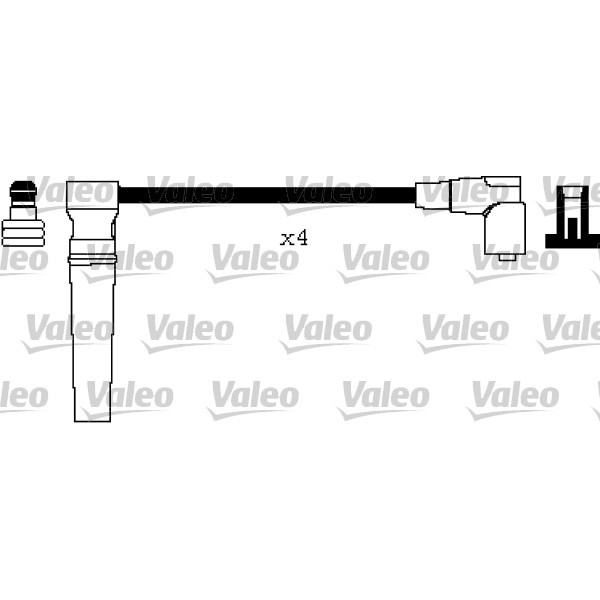Слика на кабли за свеќици - комплет сет кабли VALEO 346341 за CHEVROLET REZZO 1.6 - 105 коњи бензин