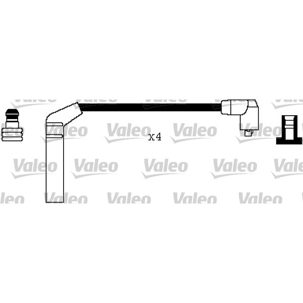 Слика на Кабли за свеќици - комплет сет кабли VALEO 346354