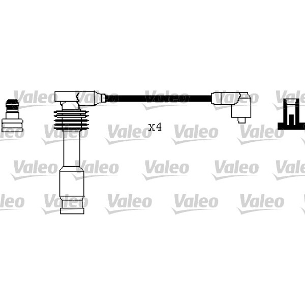 Слика на Кабли за свеќици - комплет сет кабли VALEO 346402