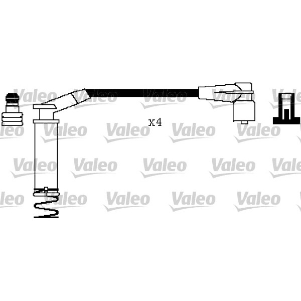 Слика на Кабли за свеќици - комплет сет кабли VALEO 346405