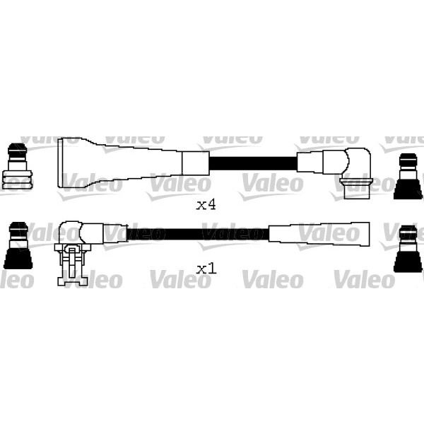 Слика на Кабли за свеќици - комплет сет кабли VALEO 346607