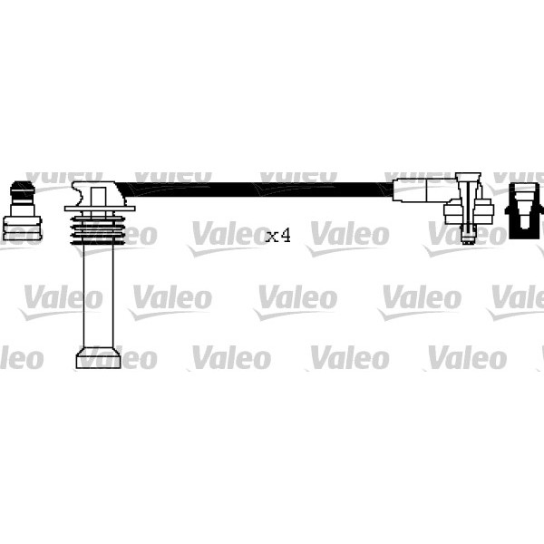 Слика на кабли за свеќици - комплет сет кабли VALEO 346615 за Ford Mondeo 1 (GBP) 1.8 TD - 90 коњи дизел