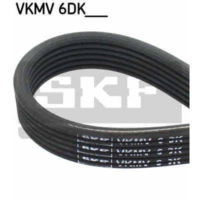 Слика на канален (линиски) ремен SKF VKMV 6DK1836 за Volvo S70 Saloon (P80) 2.0 - 163 коњи бензин