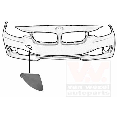 Слика на капак, кука VAN WEZEL 0670587 за BMW 3 Sedan F30 F35 F80 320 d - 163 коњи дизел