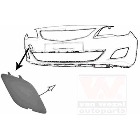 Слика на капак, кука VAN WEZEL 3749587 за Opel Astra J Sports Tourer 1.4 - 101 коњи бензин