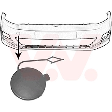 Слика на капак, кука VAN WEZEL 5766587 за VW Jetta 7 Sportwagon (BA5) 1.4 TSI MultiFuel - 122 коњи Бензин/Етанол