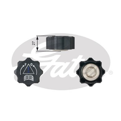 Слика на капачка за сад за разладна течност GATES RC218 за Citroen Xsara N1 1.6 16V - 109 коњи бензин