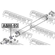 Слика 2 на каре за диференциал FEBEST ASM-93