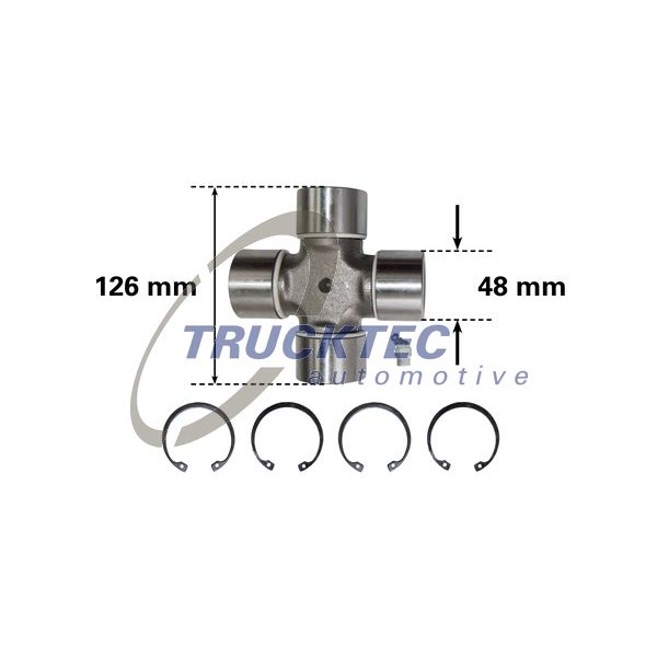 Слика на Каре за диференциал TRUCKTEC AUTOMOTIVE 01.34.028