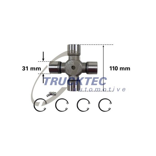 Слика на Каре за диференциал TRUCKTEC AUTOMOTIVE 01.34.038