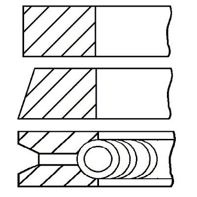 Слика на Карики GOETZE 08-103100-00 за VW Caddy 2 Estate (9K9B) 1.4 - 60 коњи бензин