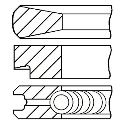 Слика на Карики GOETZE 08-103900-00 за камион Iveco Eurocargo 150 E 18, 150 E 18 P - 175 коњи дизел