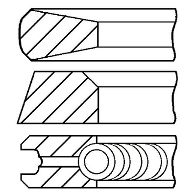 Слика на Карики GOETZE 08-105500-00 за Citroen Xantia Break X1 1.9 Turbo D - 90 коњи дизел