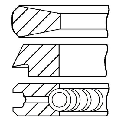 Слика на Карики GOETZE 08-108008-00 за Alfa Romeo 146 (930) Sedan 1.9 JTD - 105 коњи дизел