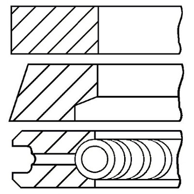 Слика на Карики GOETZE 08-118006-00 за Alfa Romeo 155 (167) Sedan 1.6 16V T.S. - 120 коњи бензин