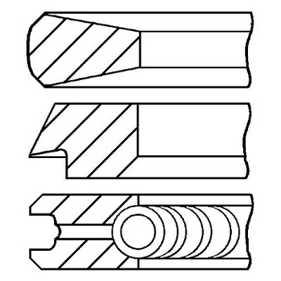 Слика на Карики GOETZE 08-121800-00 за камион Iveco Eurotech MH 190 E 24 K - 245 коњи дизел