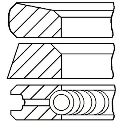 Слика на Карики GOETZE 08-123721-00 за Ford Transit BUS (E) 1991 2.5 TD (EBS, EBL, ECL, EDS, EDL, ESS, EUS) - 85 коњи дизел