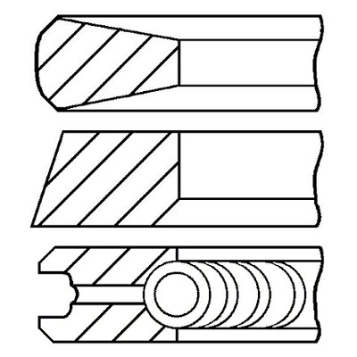 Слика на Карики GOETZE 08-135307-00 за Ford Fiesta 5 (jh,jd) 1.4 TDCi - 68 коњи дизел