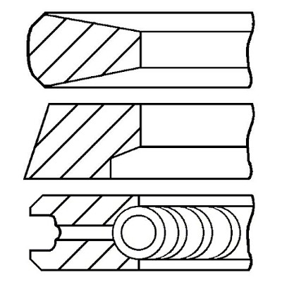 Слика на Карики GOETZE 08-137100-00 за камион Mercedes Actros 1996 1843 S, 1843 LS - 428 коњи дизел