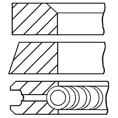 Слика на Карики GOETZE 08-214900-10 за камион Iveco Zeta 65-10 H - 101 коњи дизел