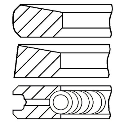 Слика на Карики GOETZE 08-287107-00 за Mitsubishi L200 (KB,KA T) 2.5 DI-D 4x4 - 121 коњи дизел