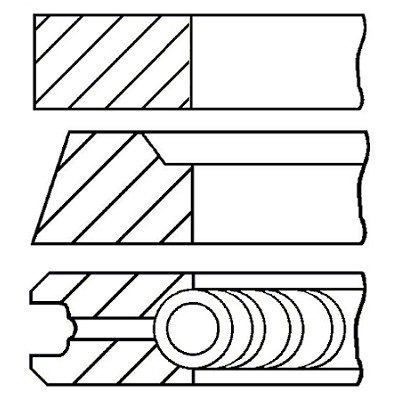 Слика на Карики GOETZE 08-405600-10 за камион Volvo F 12/320,F 12/330 - 320 коњи дизел