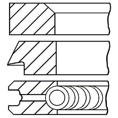 Слика на Карики GOETZE 08-406207-00 за VW Polo 2 (86c,80) 1.3 - 55 коњи бензин