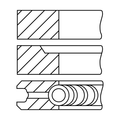 Слика на Карики GOETZE 08-407100-10 за камион Volvo N 10/270 - 270 коњи дизел