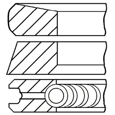 Слика на Карики GOETZE 08-422007-00 за Renault Laguna 3 (BT0-1) 2.0 dCi (BT0M, BT0N, BT19) - 173 коњи дизел