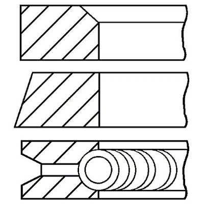 Слика на Карики GOETZE 08-502200-00 за VW Polo 2 (86c,80) 1.3 - 75 коњи бензин