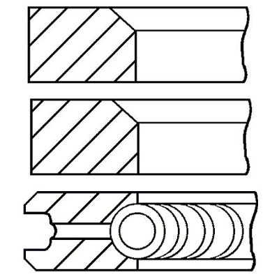 Слика на Карики GOETZE 08-523000-00 за камион Iveco Zeta 50-10 - 101 коњи дизел