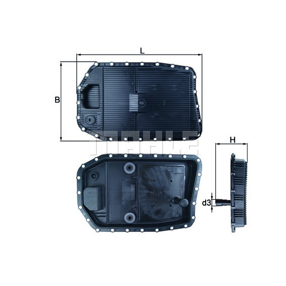 Слика на Картер MAHLE HX 154 за BMW 3 Sedan E90 330 i - 258 коњи бензин