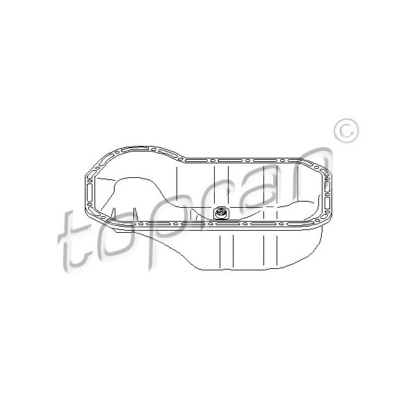 Слика на Картер TOPRAN 101 023 за Audi 80 Sedan (89, 89Q, 8A, B3) 2.0 E - 113 коњи бензин