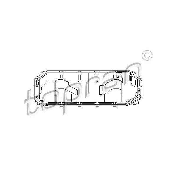 Слика на Картер TOPRAN 112 859 за Audi 90 Coupe (89, 8B) 2.3 quattro - 134 коњи бензин