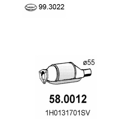 Слика на Катализатор ASSO 58.0012