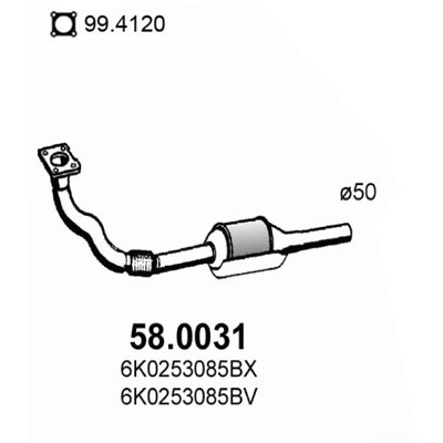 Слика на Катализатор ASSO 58.0031