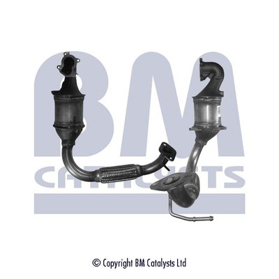 Слика на катализатор BM CATALYSTS Approved BM80240H за Ford Fiesta 5 (jh,jd) 1.4 TDCi - 68 коњи дизел