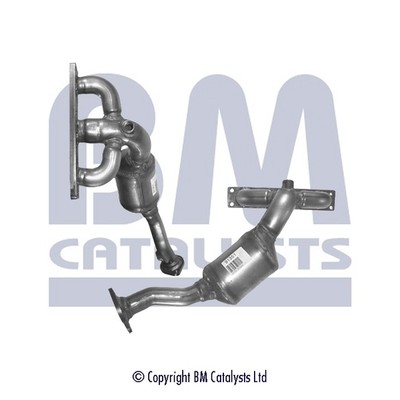 Слика на катализатор BM CATALYSTS Approved BM91351H за BMW 5 Sedan E39 520 i - 136 коњи бензин