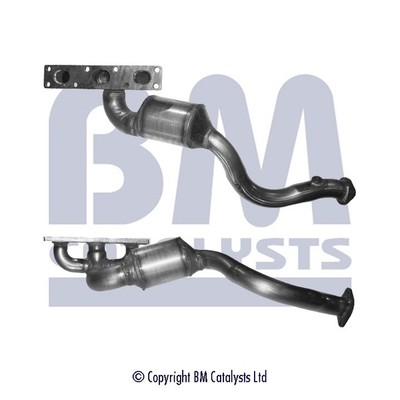 Слика на катализатор BM CATALYSTS Approved BM91455H за BMW 5 Sedan E39 520 i - 136 коњи бензин