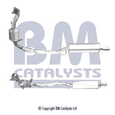 Слика на катализатор BM CATALYSTS Approved BM92092H за Audi A1 Sportback (8XA) 1.4 TFSI - 122 коњи бензин