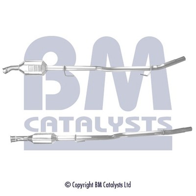 Слика на катализатор BM CATALYSTS Non-approved BM80089 за Renault Clio 2 1.9 D (B/CB0E) - 64 коњи дизел