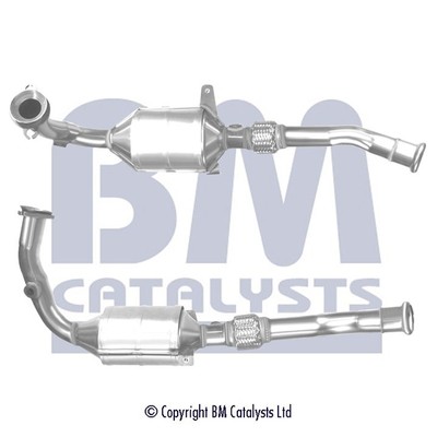 Слика на катализатор BM CATALYSTS Non-approved BM90754 за Renault Clio 2 1.6 (B/CB0D) - 90 коњи бензин