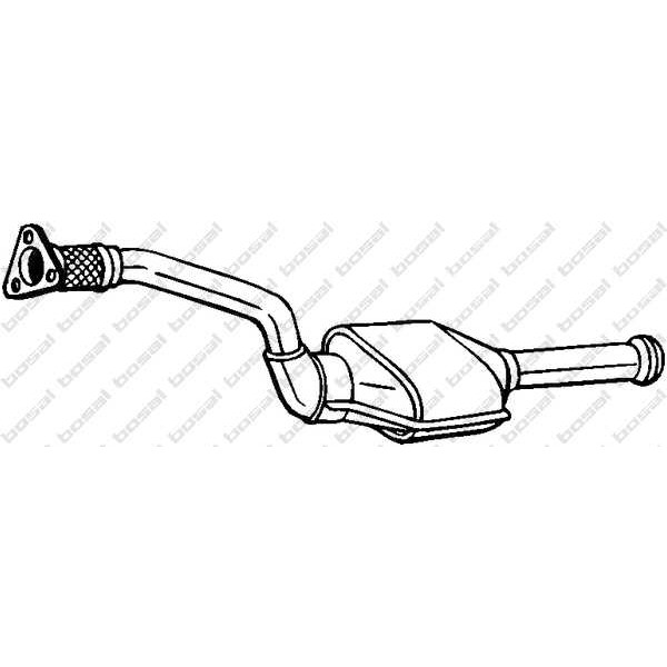 Слика на катализатор BOSAL 099-102 за Renault Laguna (B56,556) 1.9 dCi (B56W) - 107 коњи дизел