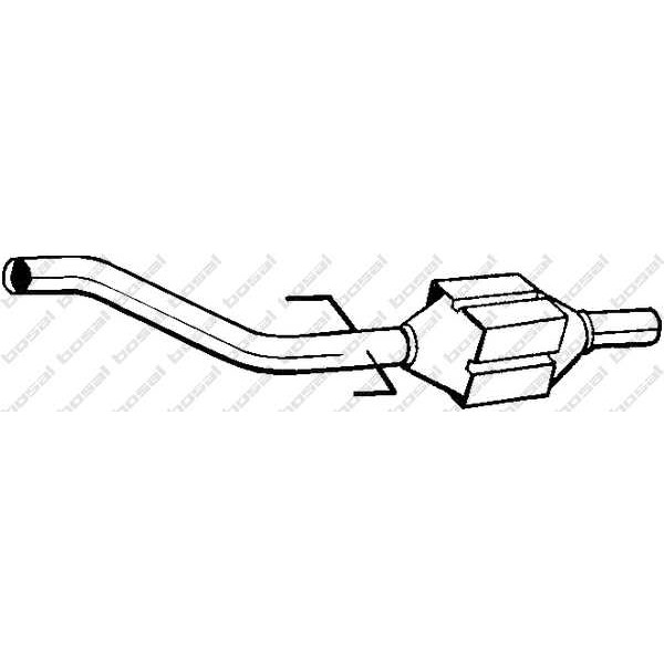 Слика на катализатор BOSAL 099-414 за Mercedes Sprinter 2-t Platform (901,902) 213 CDI - 129 коњи дизел