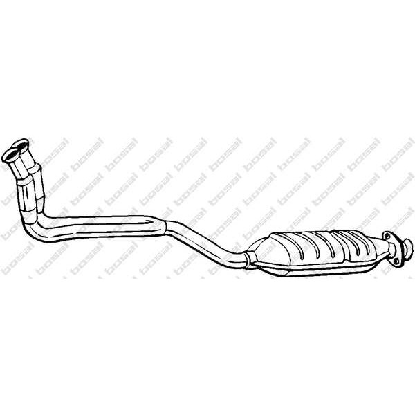 Слика на катализатор BOSAL 099-499 за Mercedes E-class (w124) 200 (124.020) - 102 коњи бензин